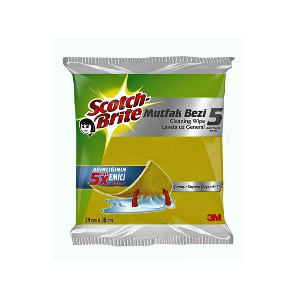 SCOTCH BRİTE TEMİZLİ BEZİ 6 LI