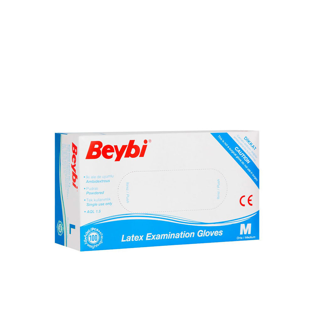 MUAYENE ELDİVENİ LATEKS  PUDRALI(M)100 LÜ