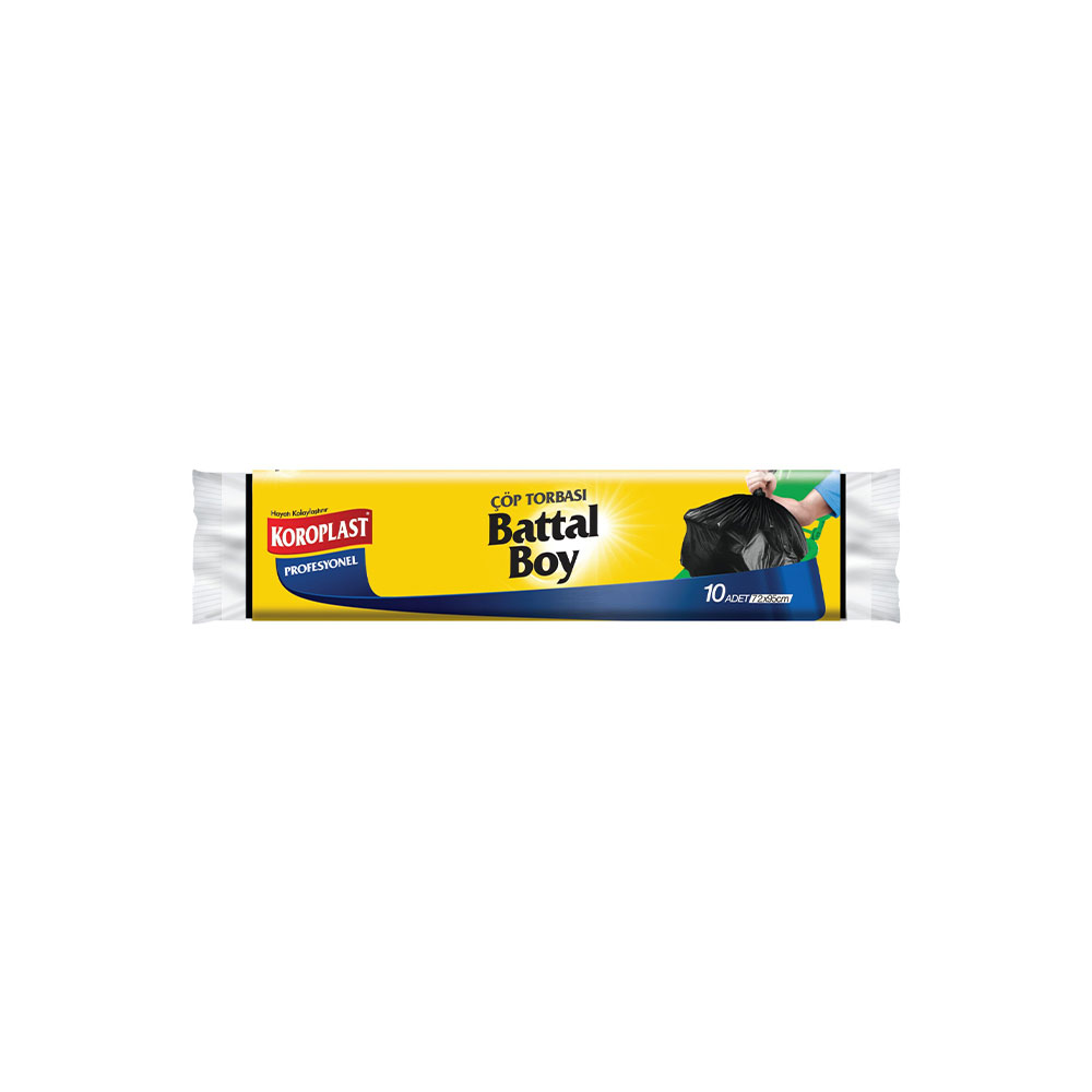 KOROPLAST ÇÖP POŞETİ BATTAL BOY 75 X 95 MAVİ