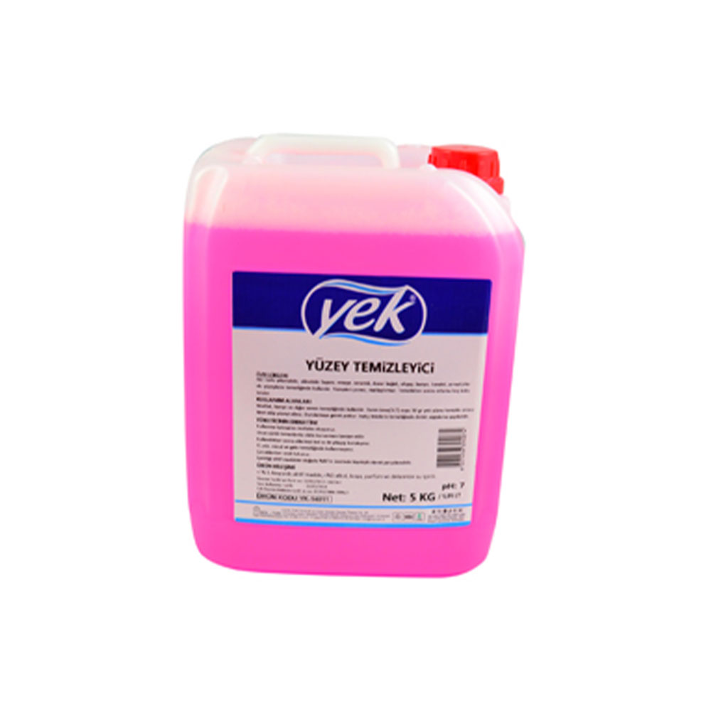 YEK PARFÜMLÜ YÜZEY TEMİZLEME PEMBE 5 KG.