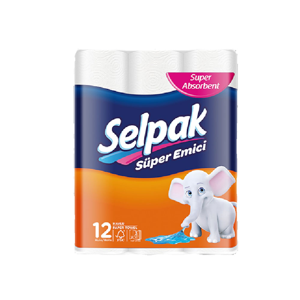 SELPAK RULO HAVLU 12 Lİ