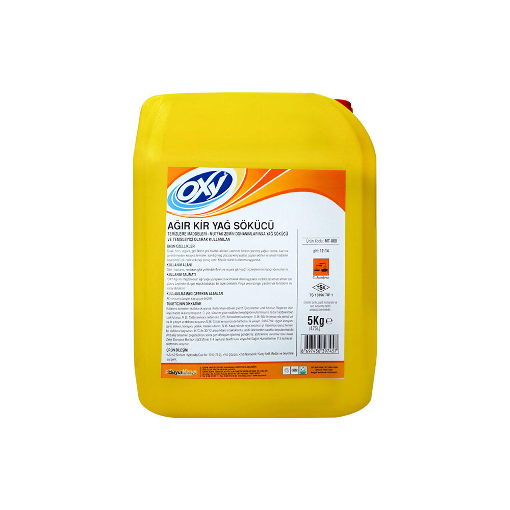 OXY KİR VE CİLA ÇÖZÜCÜ 5 KG.EXT.
