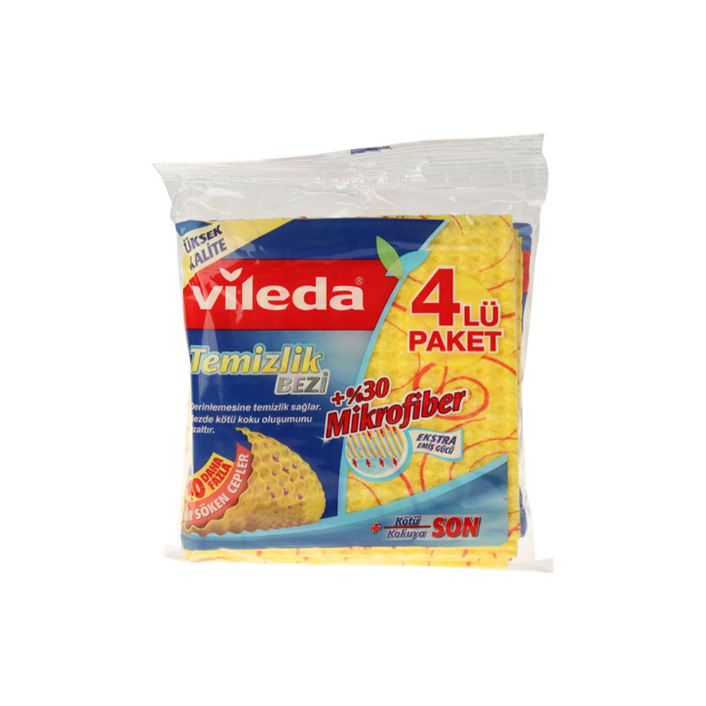 VİLEDA TEMİZLİK BEZİ 4 LÜ