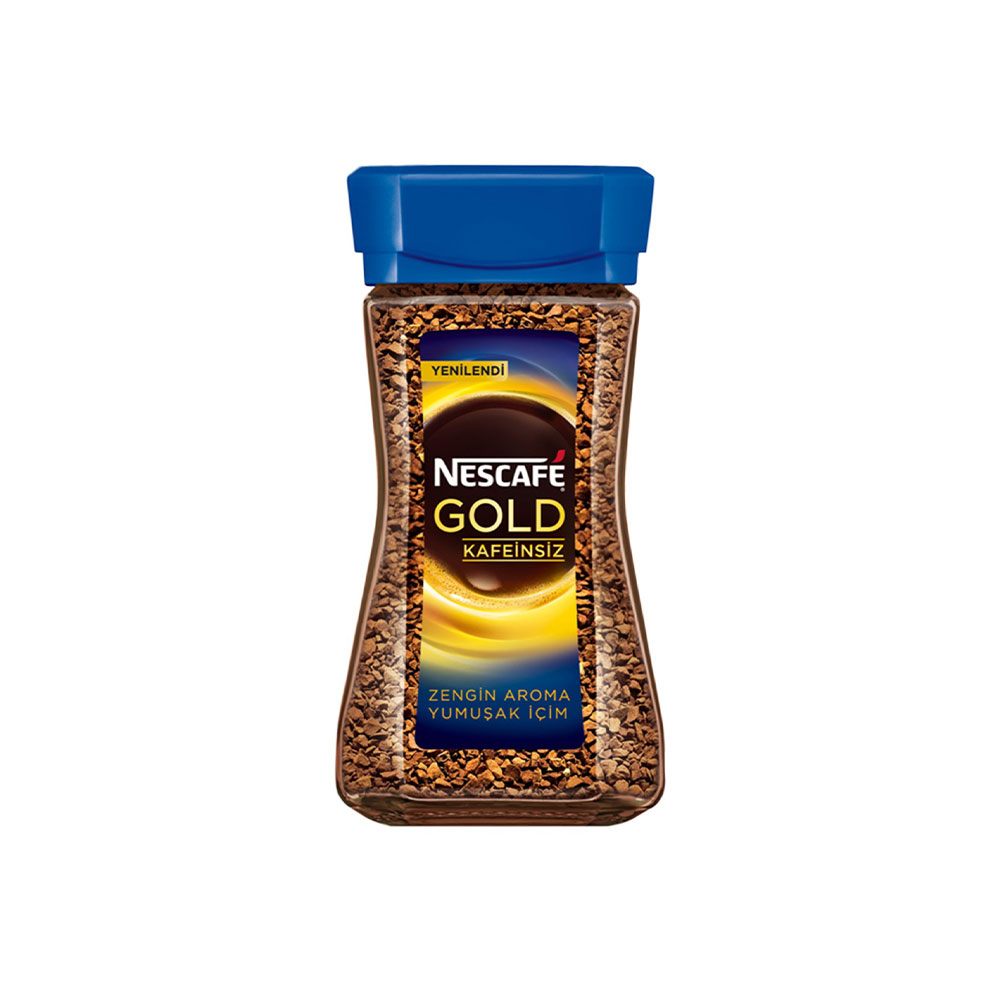 NESCAFE GOLD 100 GR.KAFEİNSİZ KAVANOZ