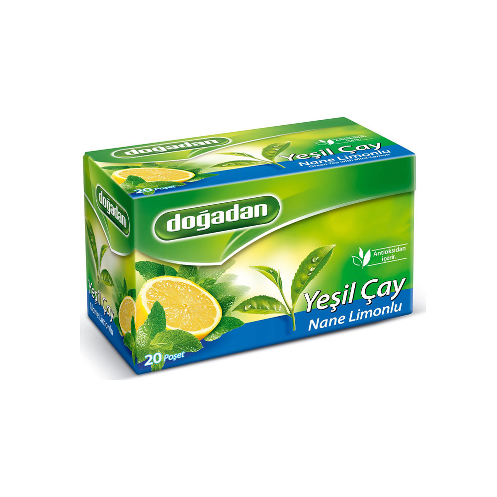 DOĞADAN YEŞİL ÇAY NANELİ LİMONLU