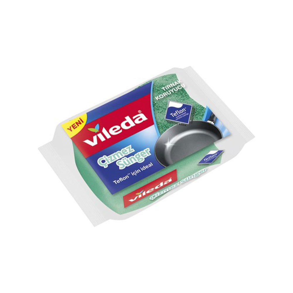 VİLEDA BULAŞIK SÜNGERİ YEŞİL FİBERLİ