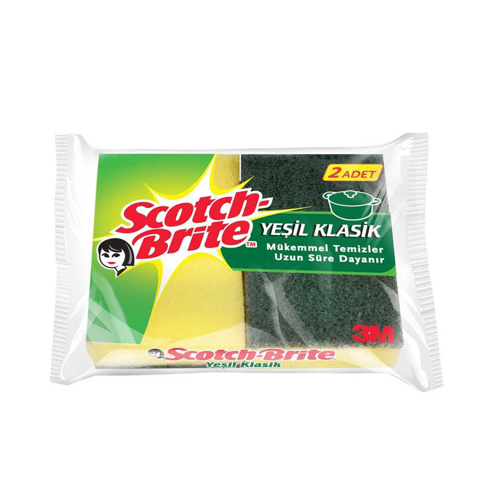 SCOTCH BRITE BULAŞIK SÜNGERİ DÜZ 2 Lİ