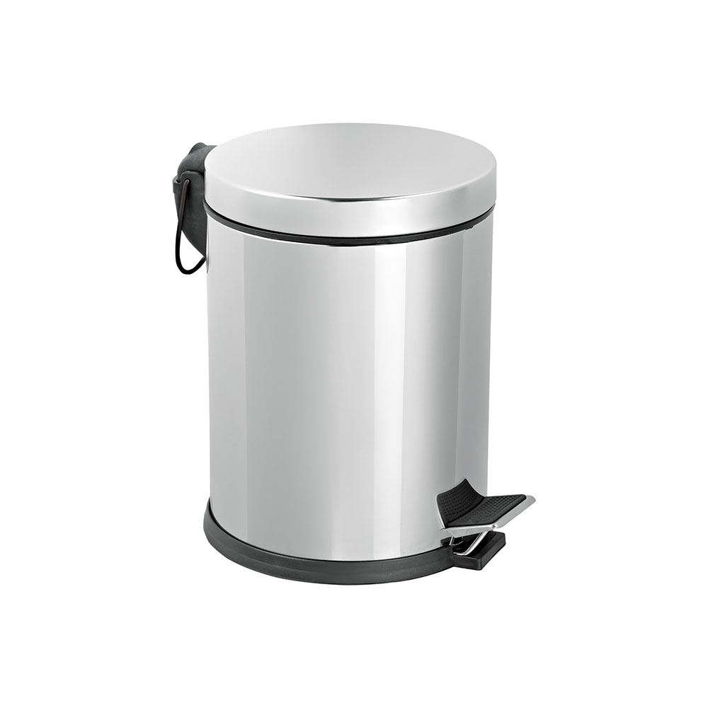 PASLANMAZ METAL PEDALLI ÇÖP KOVASI 12 LT.