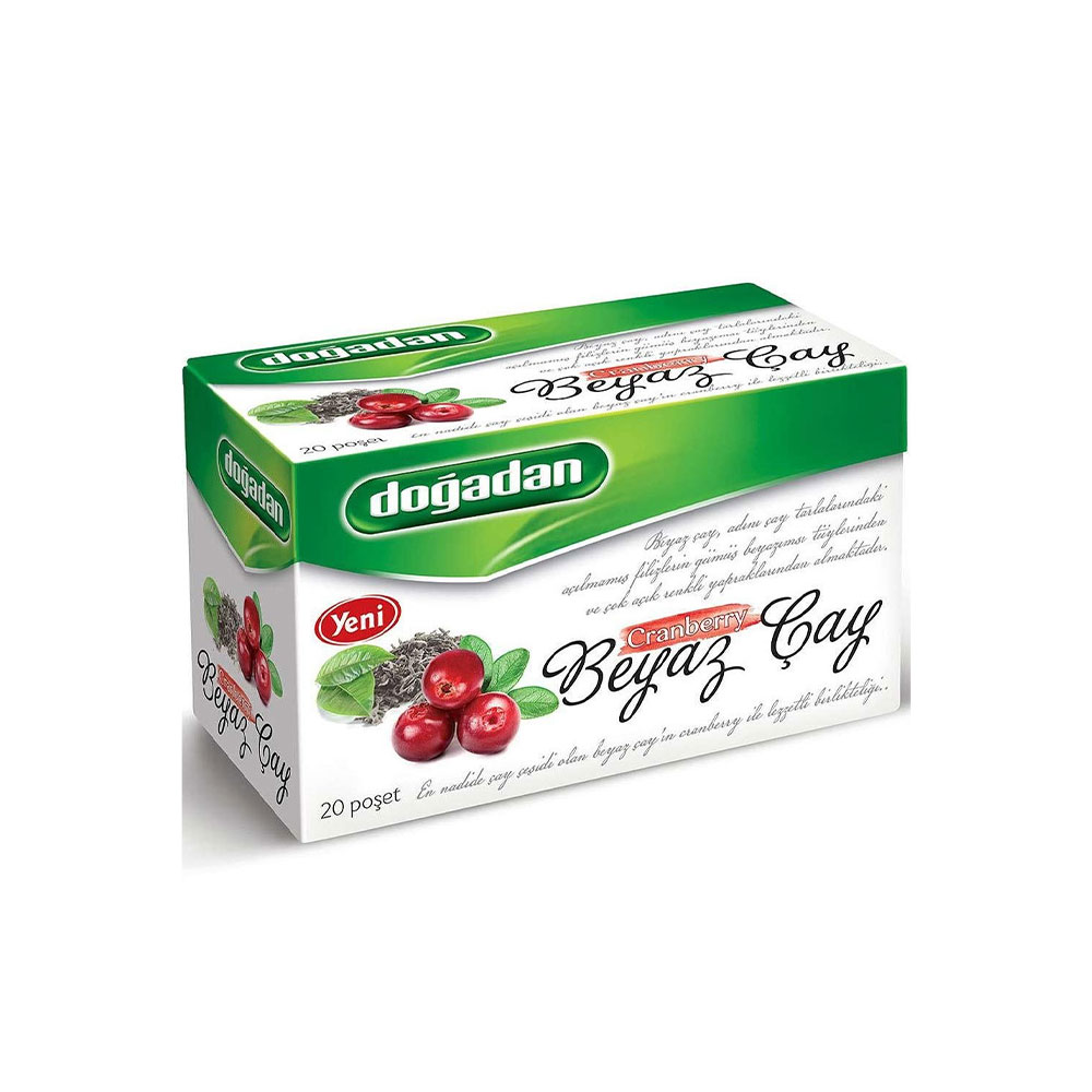 DOĞADAN BEYAZ ÇAY CRANBERRY*12