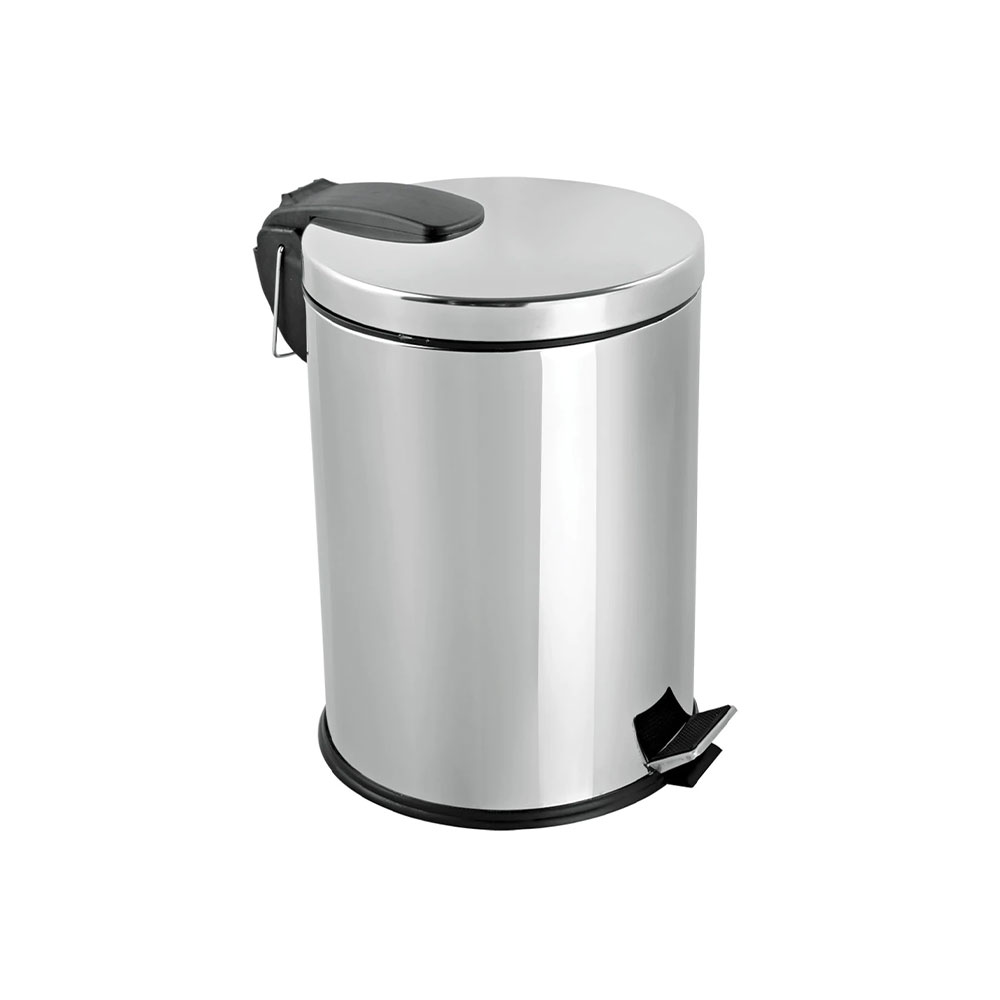 PASLANMAZ METAL PEDALLI ÇÖP KOVASI 20 LT.