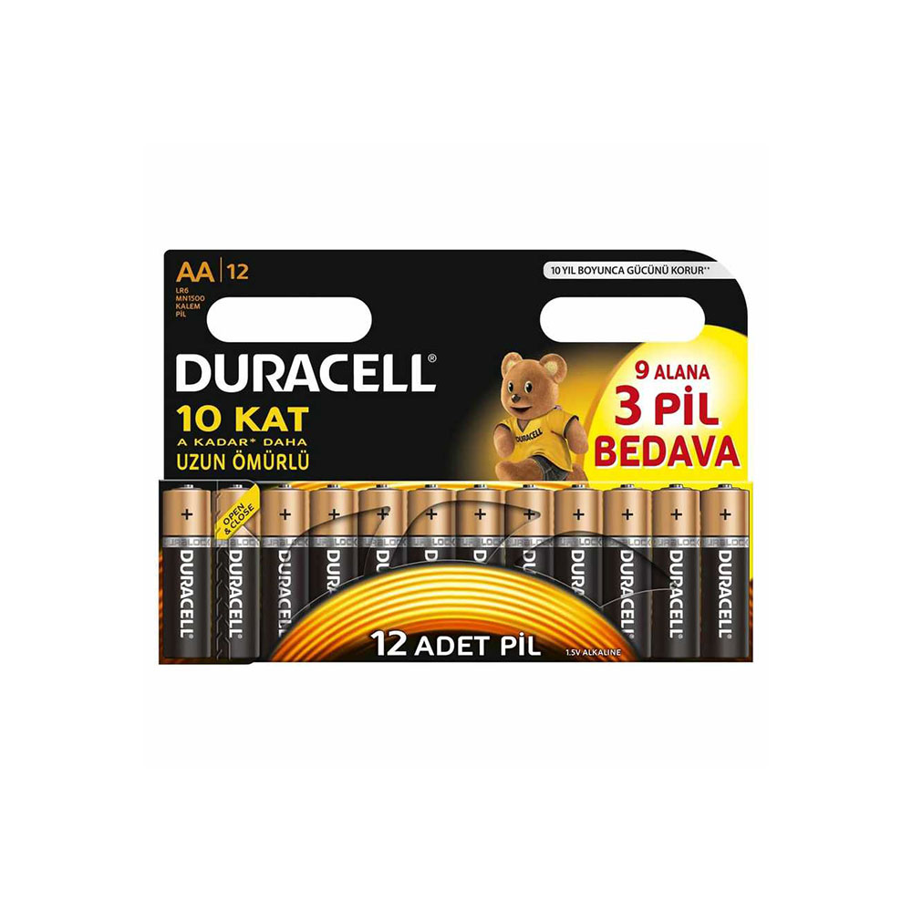 DURACELL KALEM PİL 12 Lİ