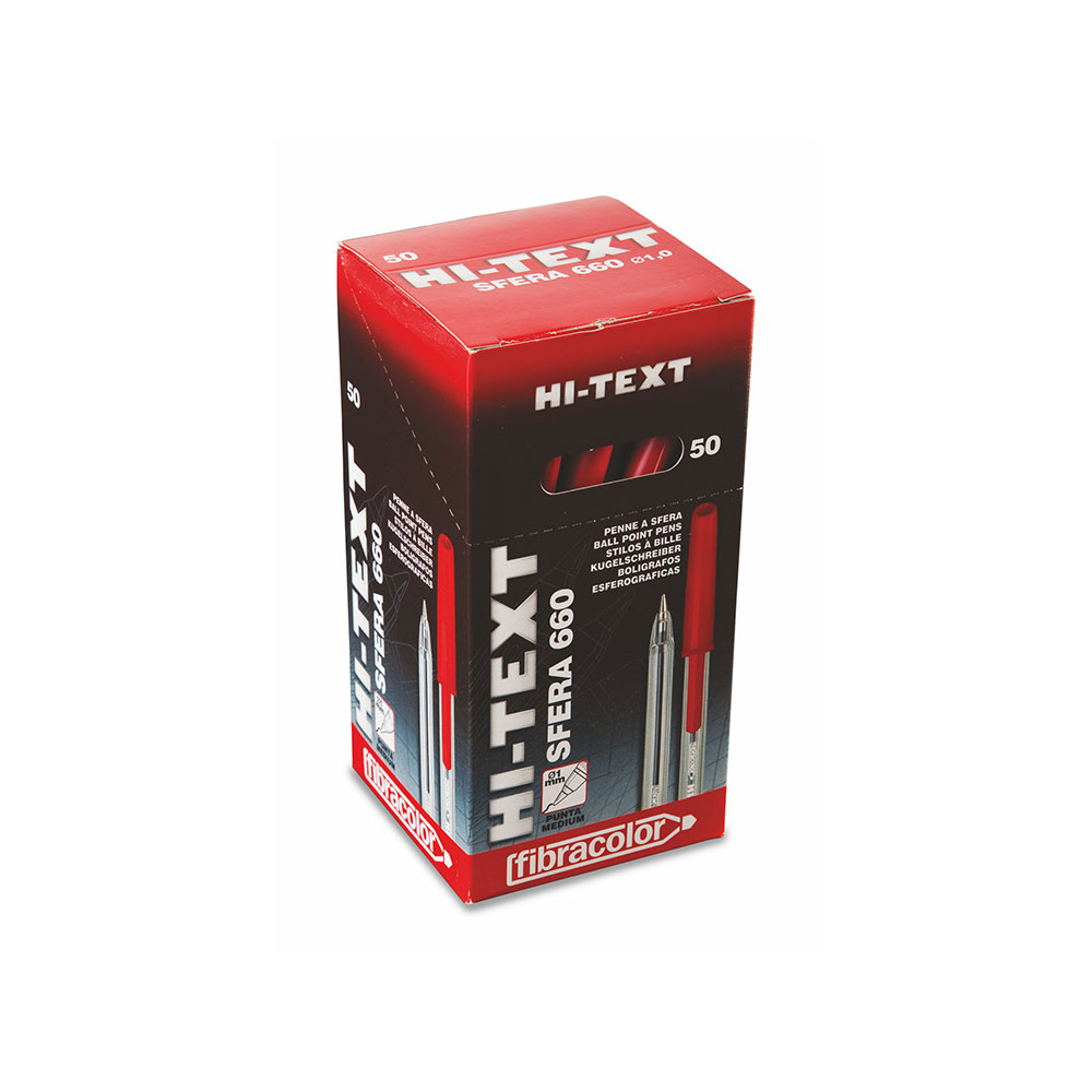 KALEM TÜKENMEZ HITEXT 660 KIRMIZI 50 Lİ