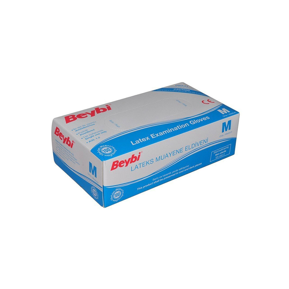 MUAYENE ELDİVENİ LATEKS PUDRASIZ(M)100 LÜ