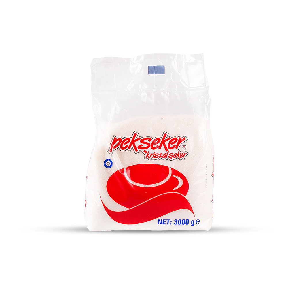 PEKŞEKER TOZ ŞEKER 3 KG.